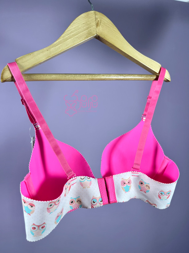 نمای پشت ست شورت و سوتین لیزری نرم نرمک طرح جغد