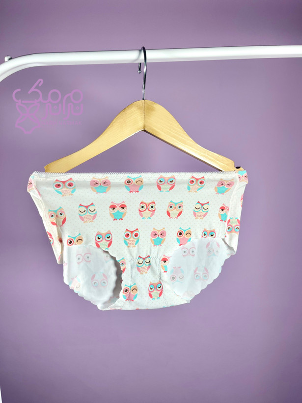 شورت ست شورت و سوتین لیزری نرم نرمک طرح جغد