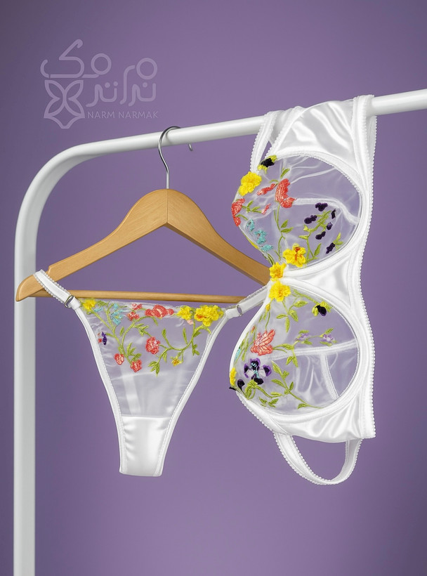 ست شورت و سوتین تورگاز نرم نرمک