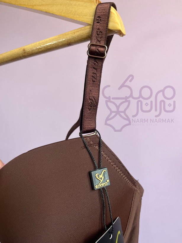 سوتین قهوه ای نرم نرمک