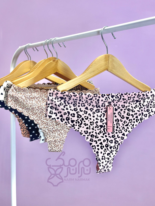 شورت پلنگی صورتی