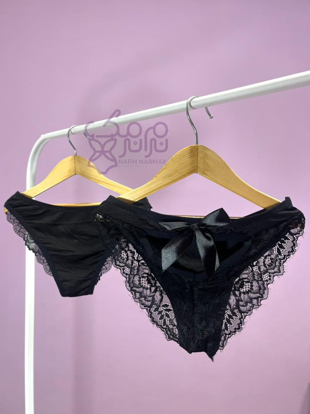 شورت فانتزی مشکی رونیا نرم نرمک