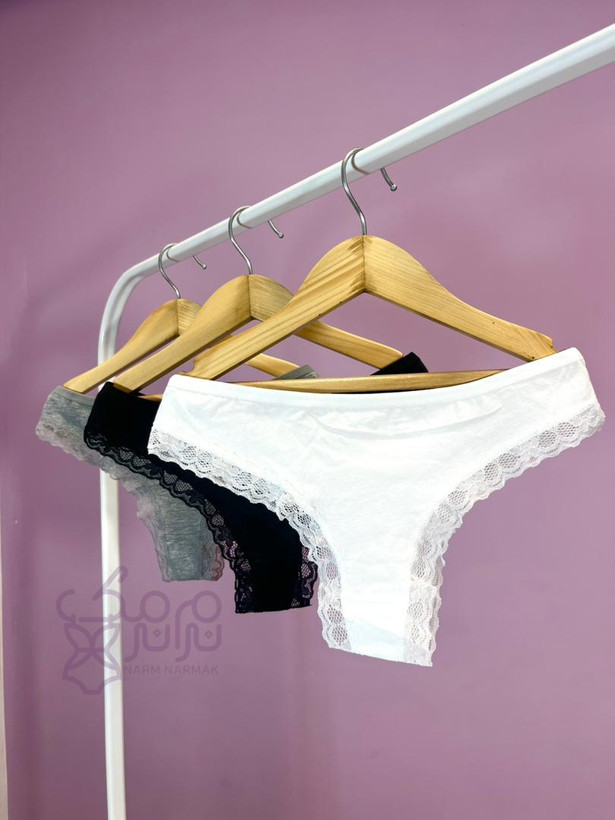 شورت برزیلی سفید نرم نرمک