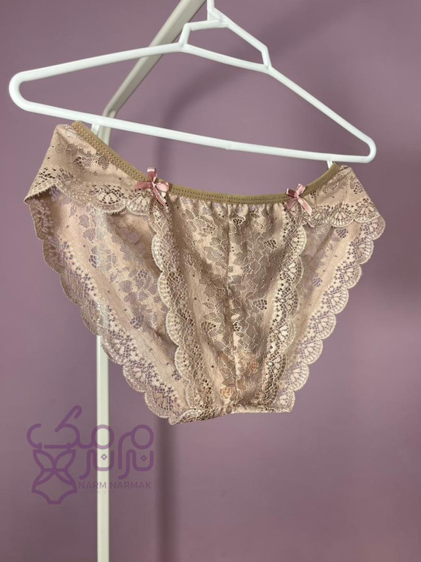 شورت دانتل نسکافه ای نرم نرمک