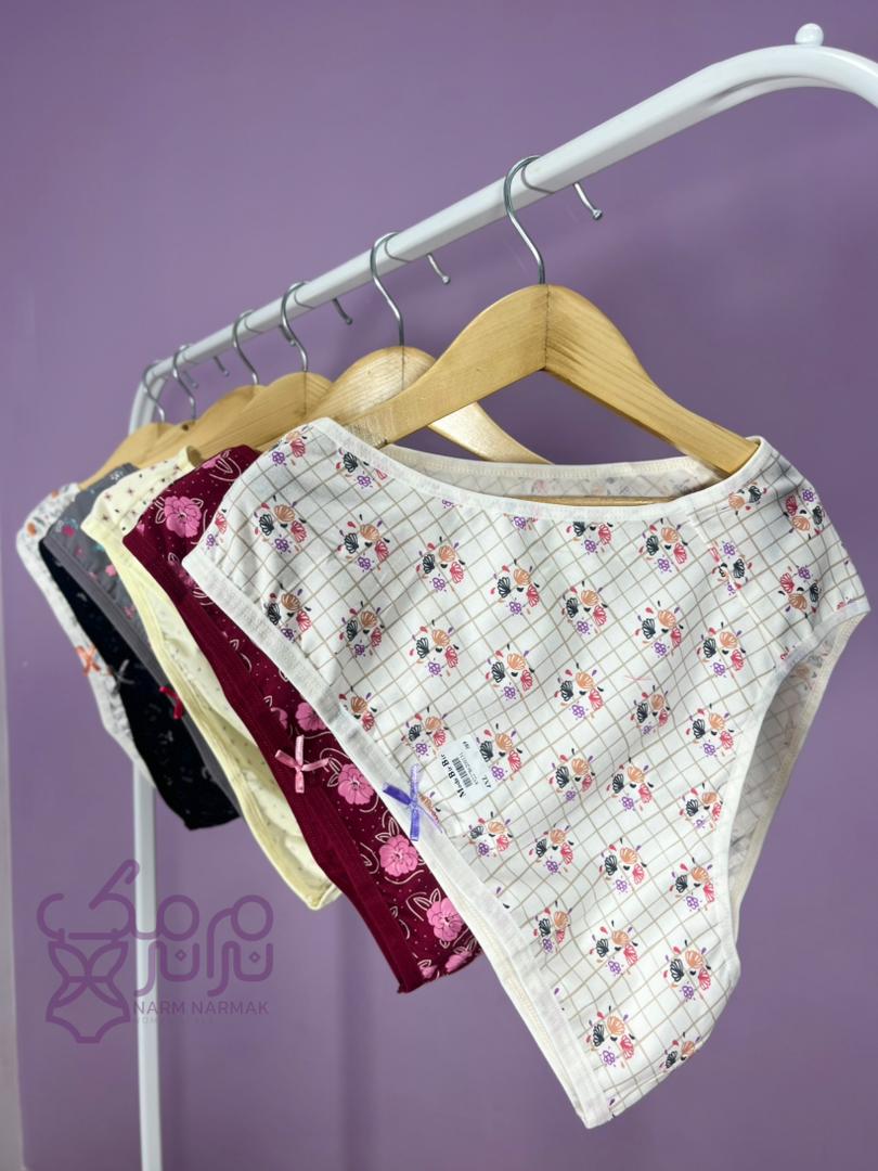 شورت نخ پنبه طرحدار سایز بزرگ