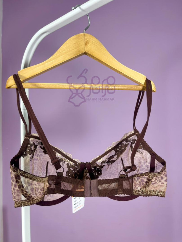 نمای پشت سوتین تورگاز پلنگی