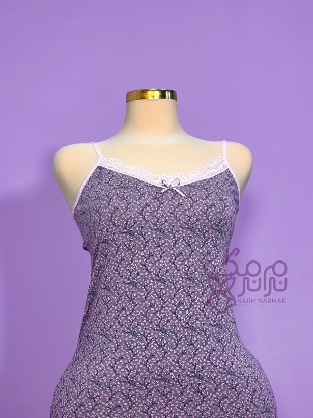 تاپ بندی لبه توری طرح گلدار