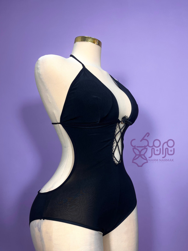 مایو یک تیکه اسلیپ مشکی