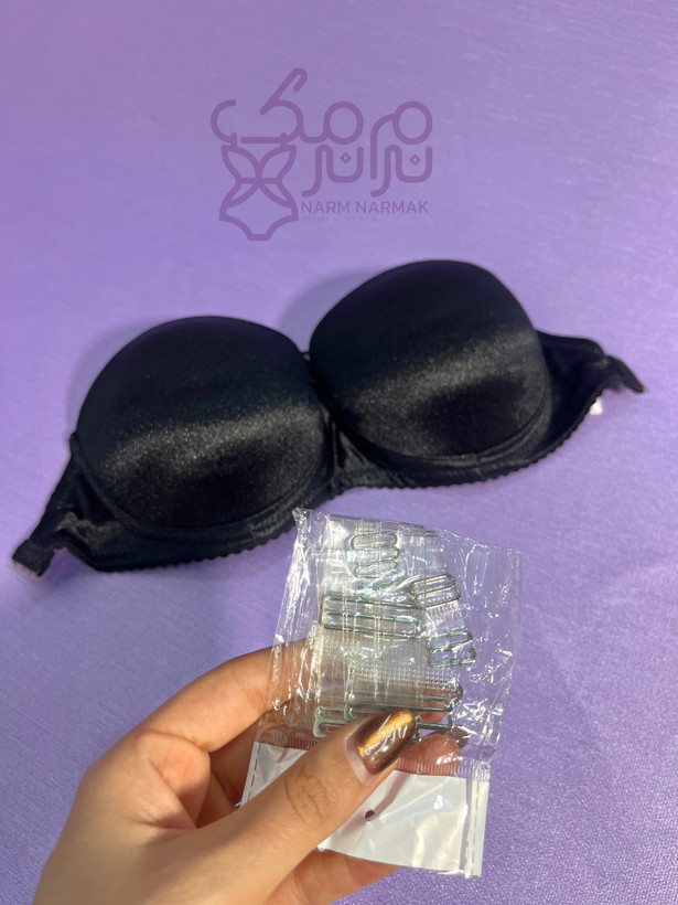 سوتین دکلته با بند و دستک نامرئی | لباس زیر نرم نرمک