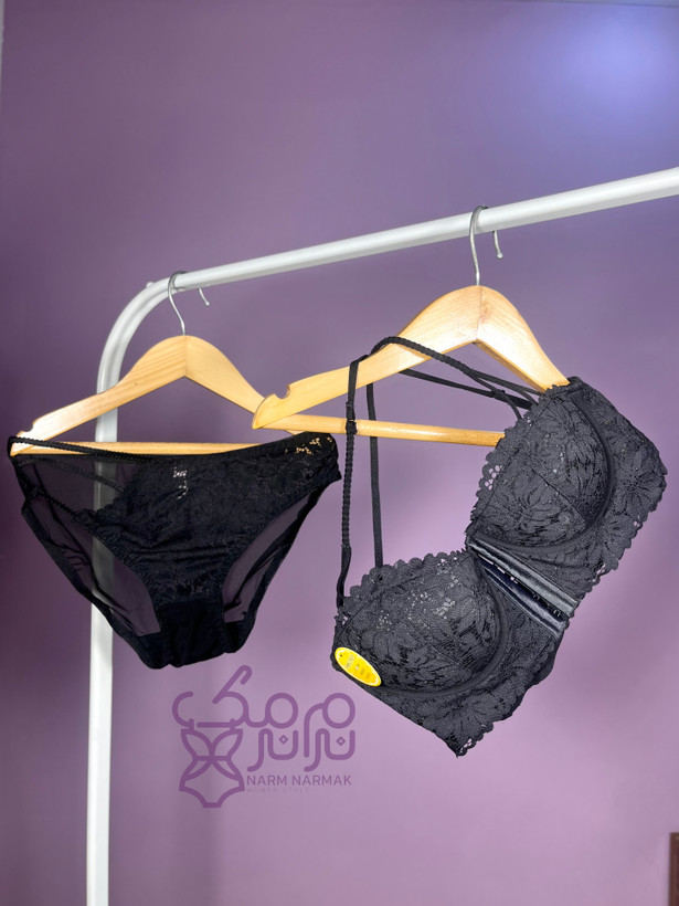 ست شورت و سوتین جلوبازشو | نرم نرمک