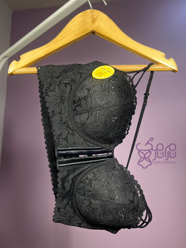 سوتین خاص فانتزی مشکی | نرم نرمک