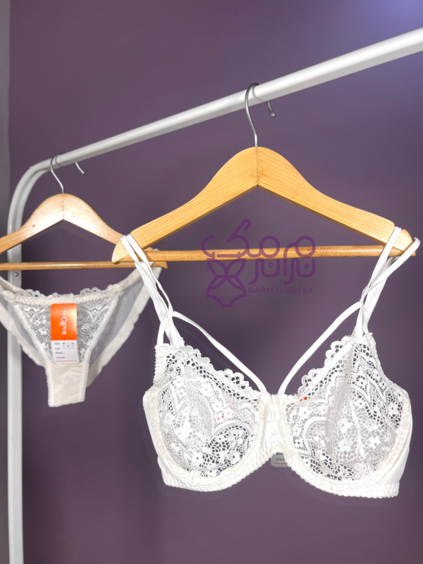 ست هارنس دار سفید بارون | نرم نرمک