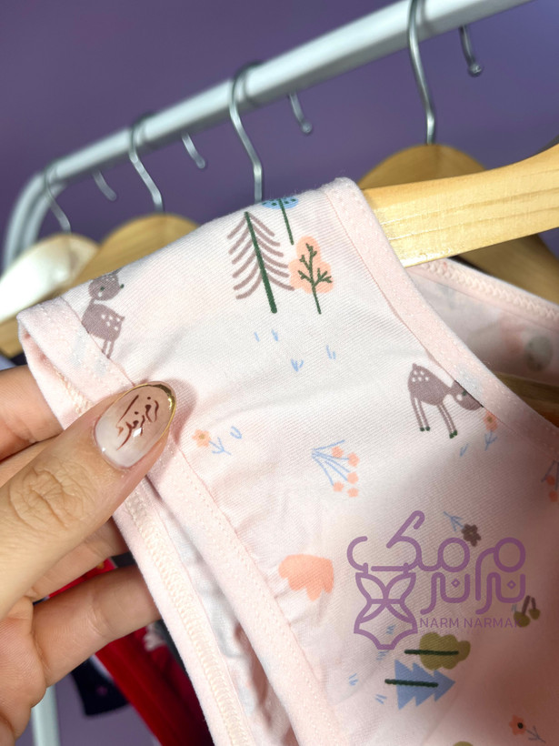 شورت نخ پنبه عروسکی | نرم نرمک