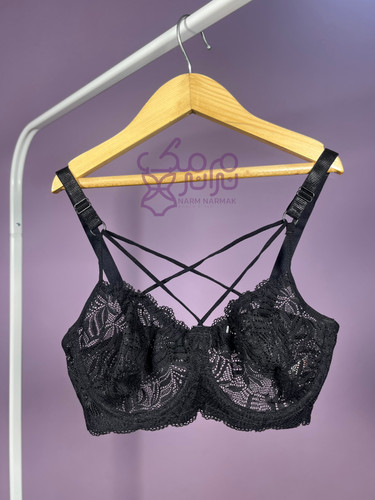 سوتین گیپور مشکی | نرم نرمک