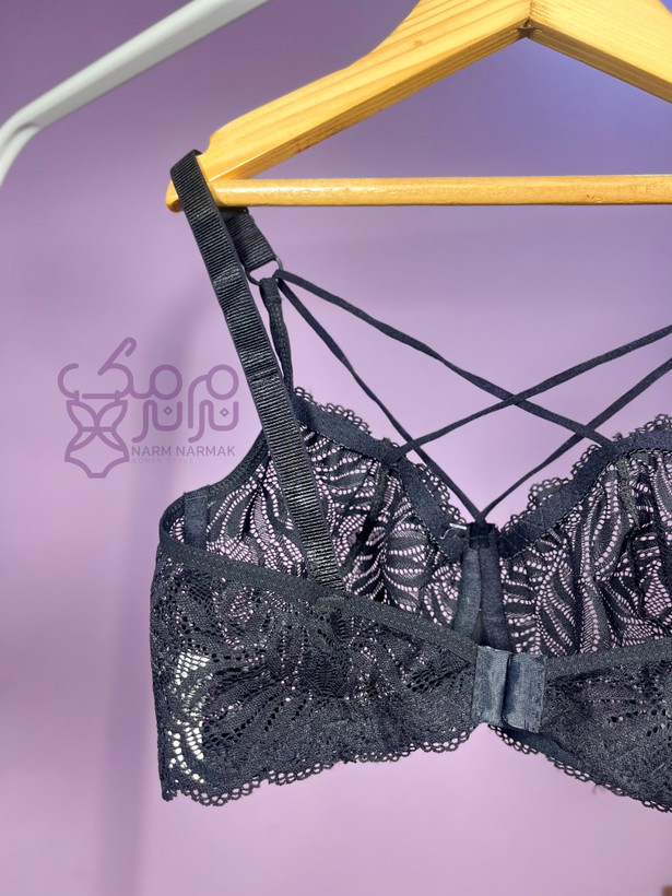 سوتین تمام تور مشکی | نرم نرمک