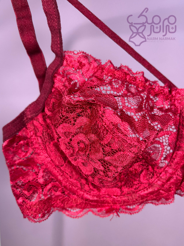 سوتین گیپور رنگ چری | نرم نرمک